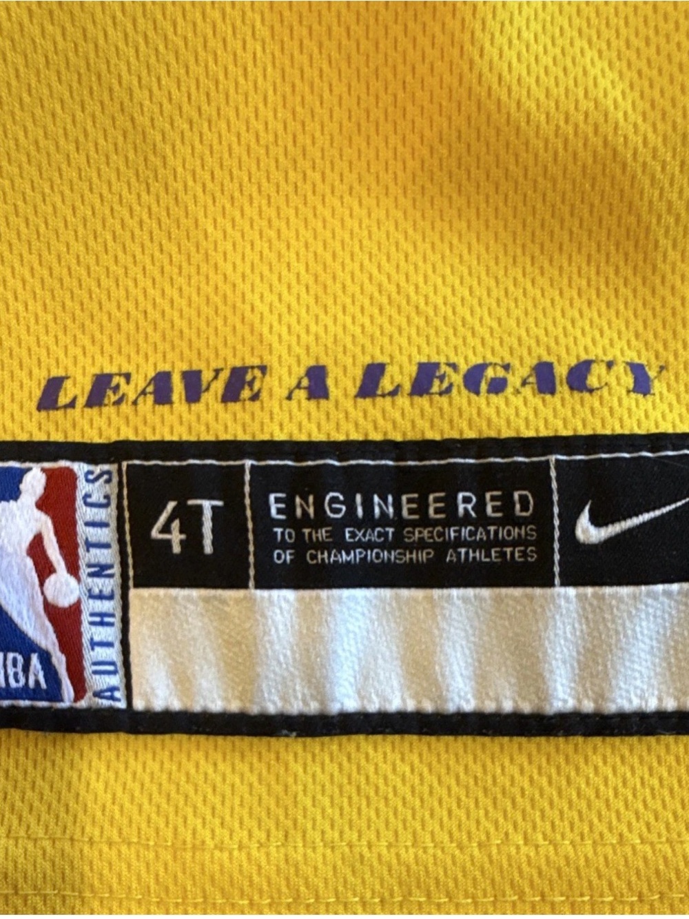 Nba Los Angeles Lakers #6Lebronjamesjerseytoddler4T - Picture 4 of 12